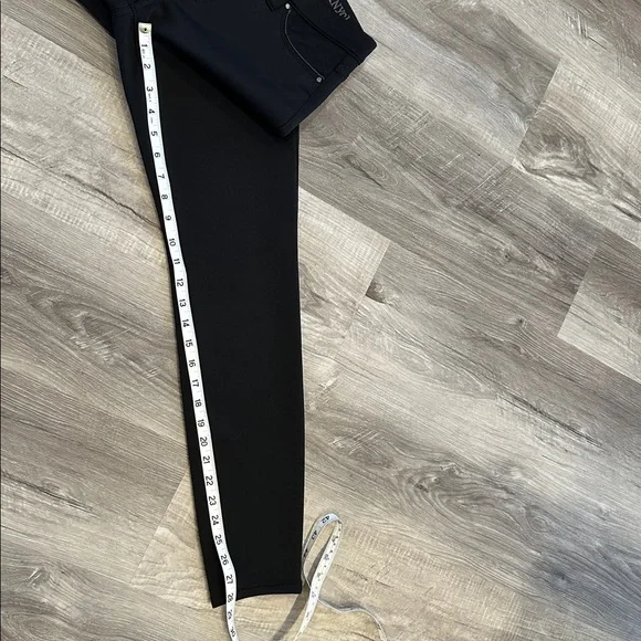 Blank NYC Black Ponte Stretchy Soft Knit Pant Slim Skinny 27 - Picture 5 of 9